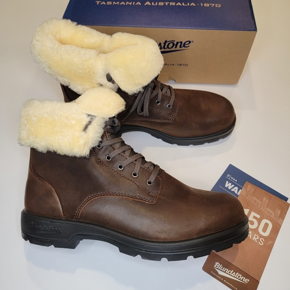 Blundstone 1461 Thermal Lace-Up Shearling-Lined Boots - Waterproof, Insulated - Picture 5 of 16